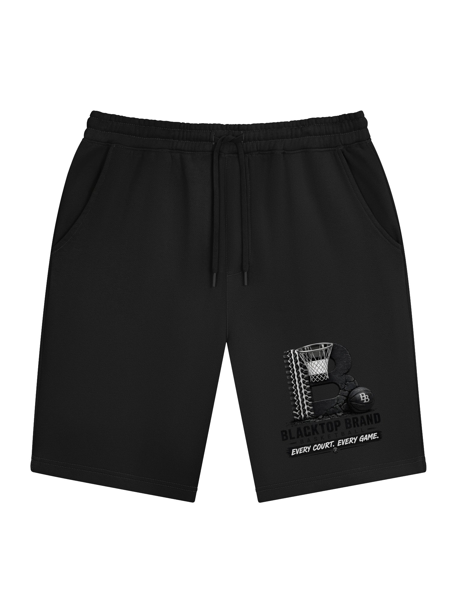 Blacktop Brand Basketball Logo Shorts product image (1)