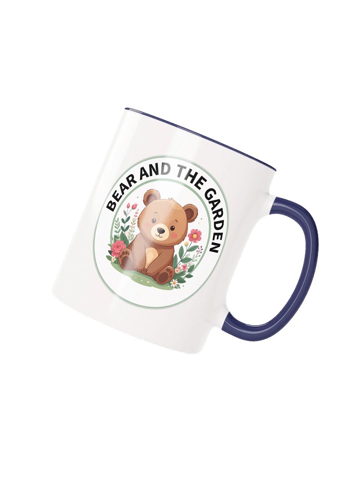 Bear and the Garden Logo Mug Dark Blue 11oz product image (1)
