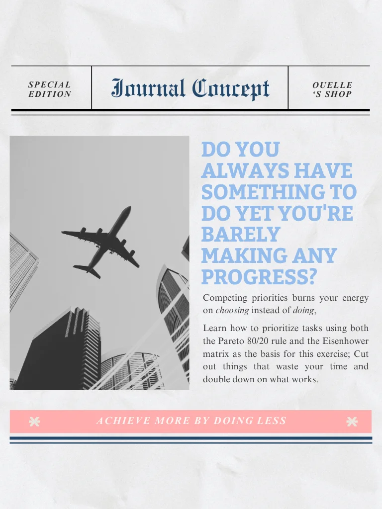High-Impact Productivity Worksheet (PDF) product image (2)