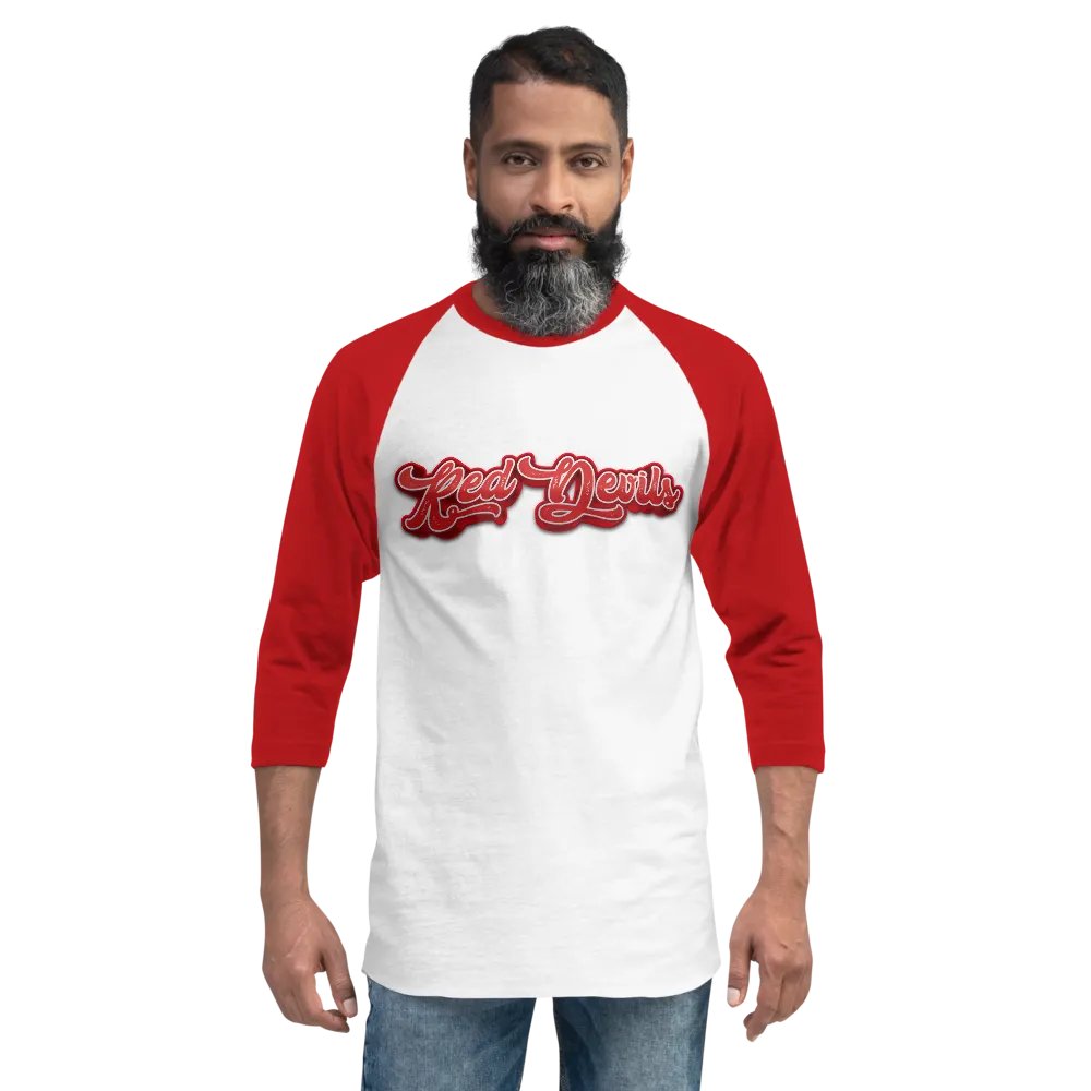 Red Devils Varsity Raglan product image (2)