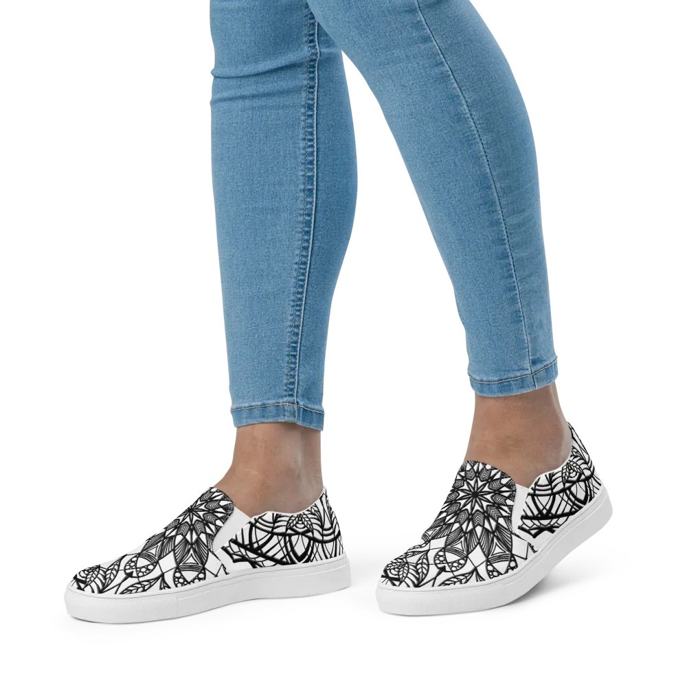 Mandala Harmony Women's Slip-On Shoes product image (3)