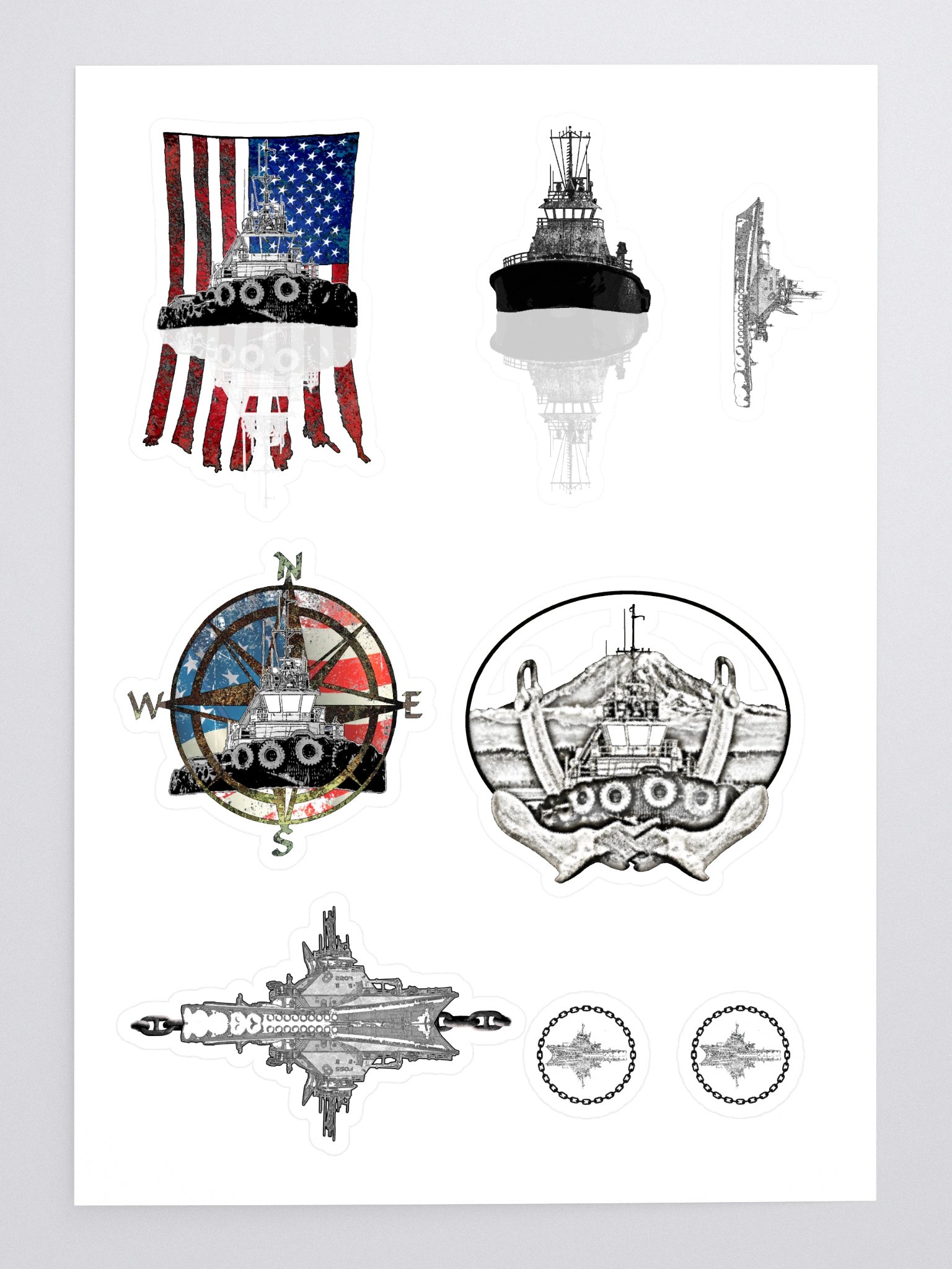 Foss Tug Sticker Collection product image (3)