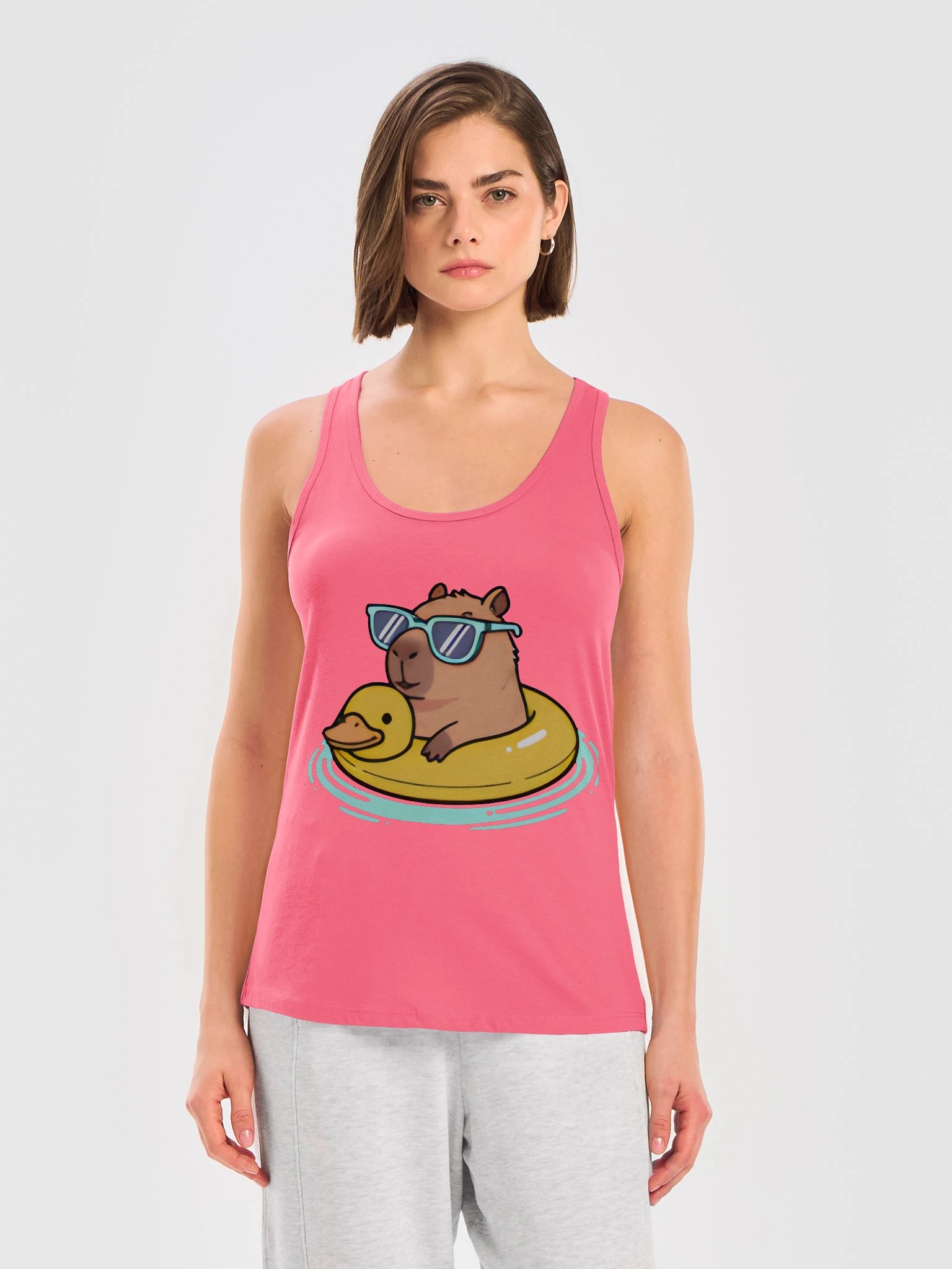 Capy Pool Tank Top product image (3)