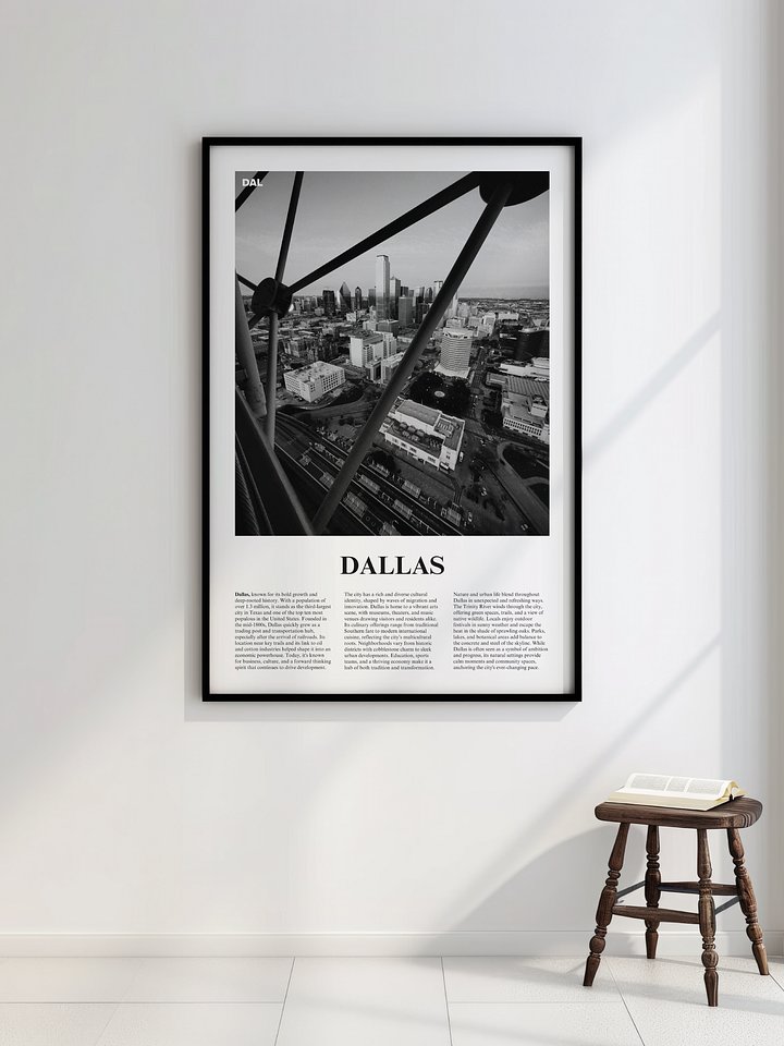 Dallas 01 Newspaper Poster product image (2)