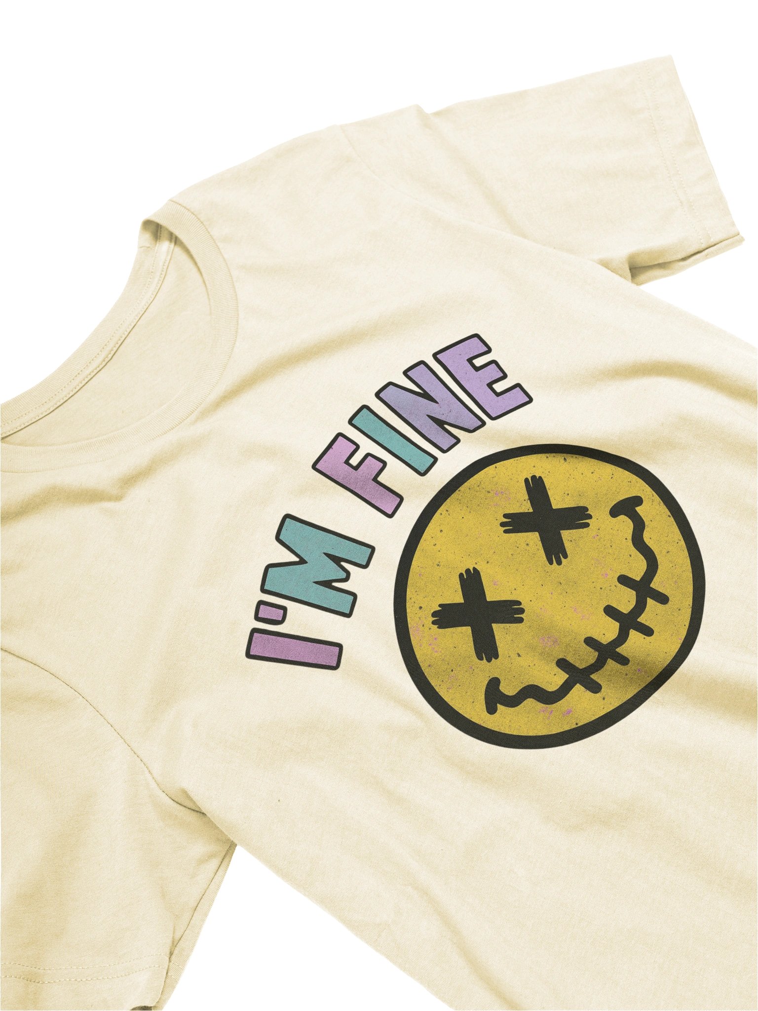 I'M FINE Smiley T-Shirt product image (3)