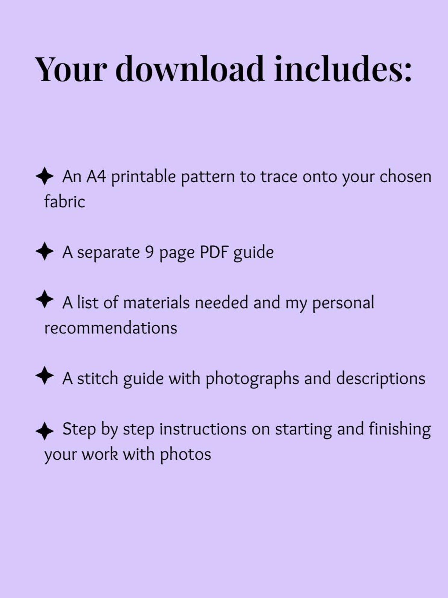 PDF hand embroidery pattern - Anemone floral wreath product image (2)