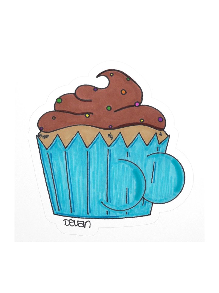Butts: Cupcake Sticker product image (1)