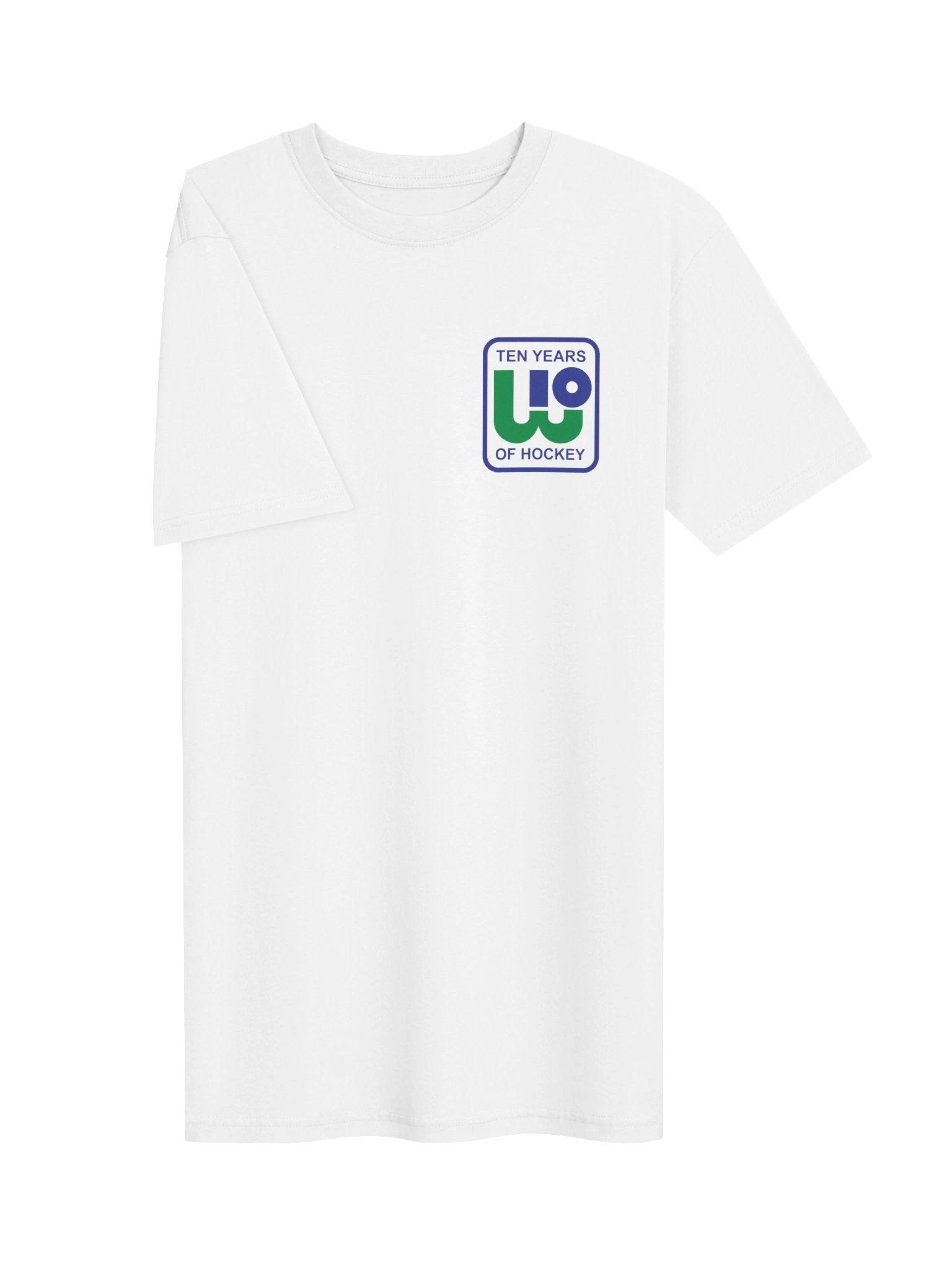 Hartford Whalers 10 Years of Hockey T-Shirt product image (3)