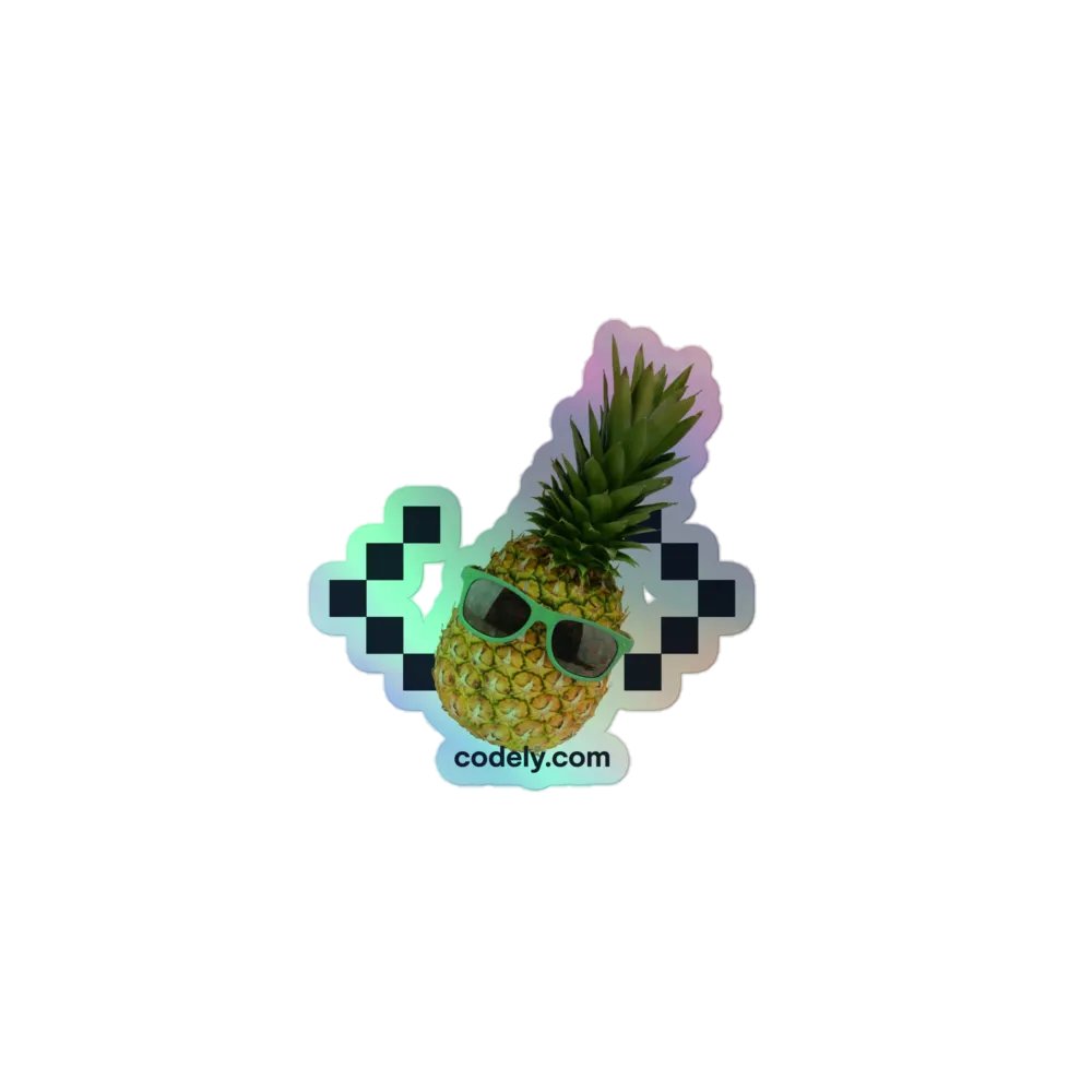 Pegatina Piña Holográfica product image (1)
