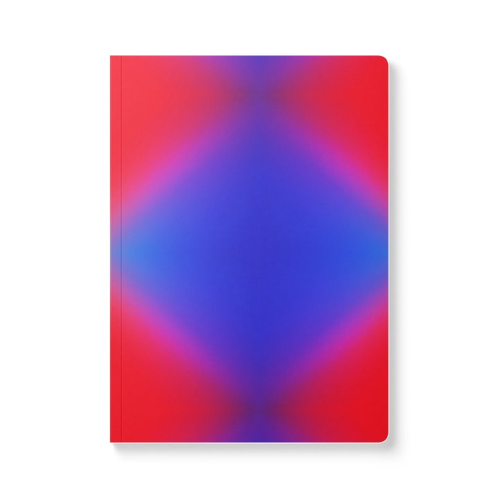 "Blue Diamond" Softcover Notebook product image (1)