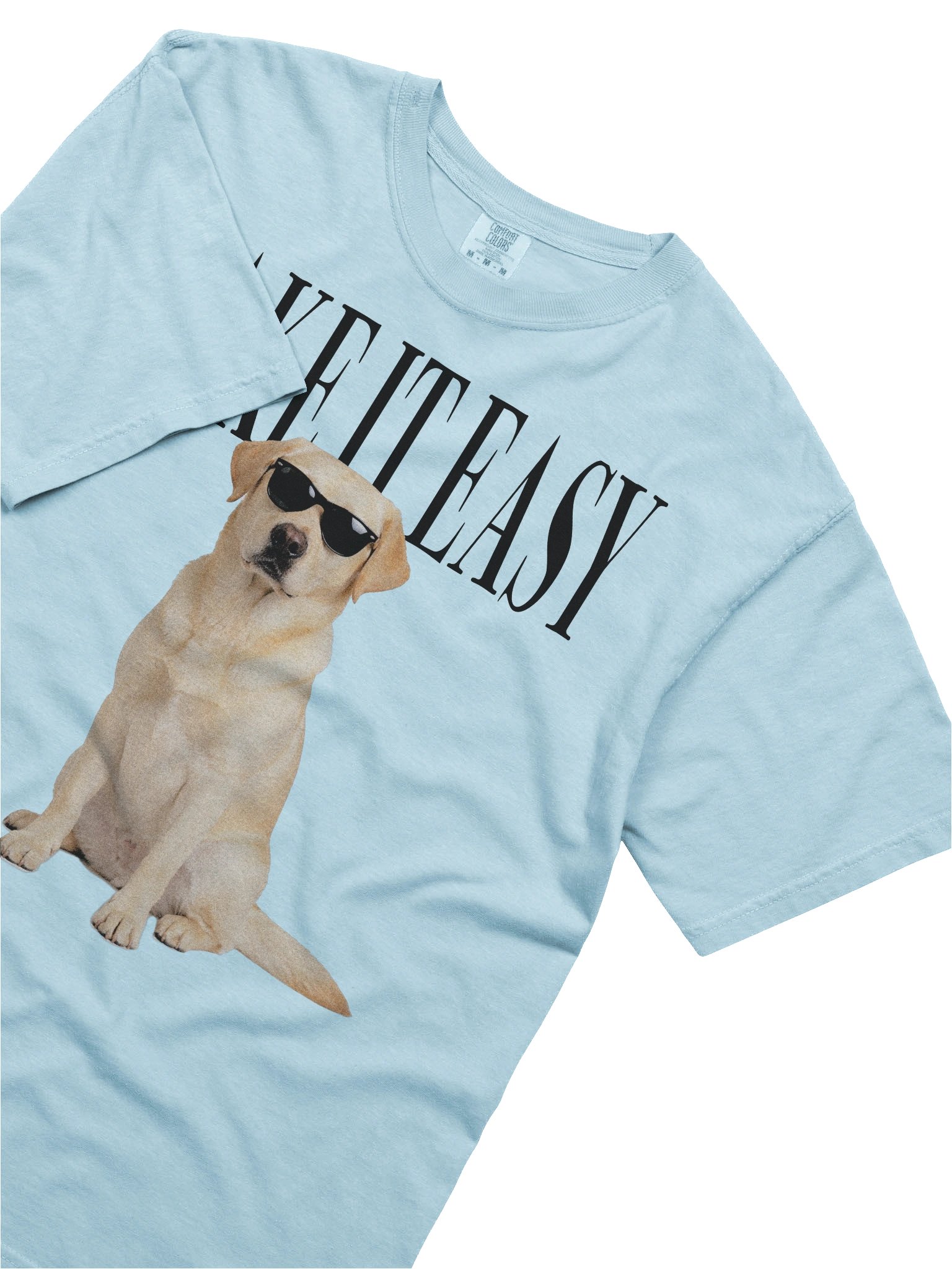 Take It Easy '90s Pop Vintage-Style T-Shirt for Labrador Retriever(Yellow) Lovers product image (8)