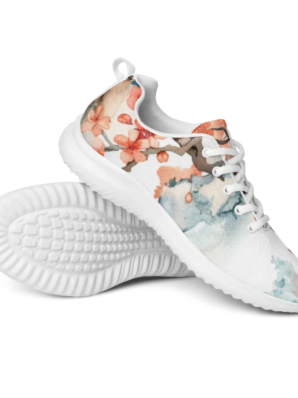 Japanese Pagoda Women's Athletic Shoes | Traditional Sakura Art Sneaker product image (3)