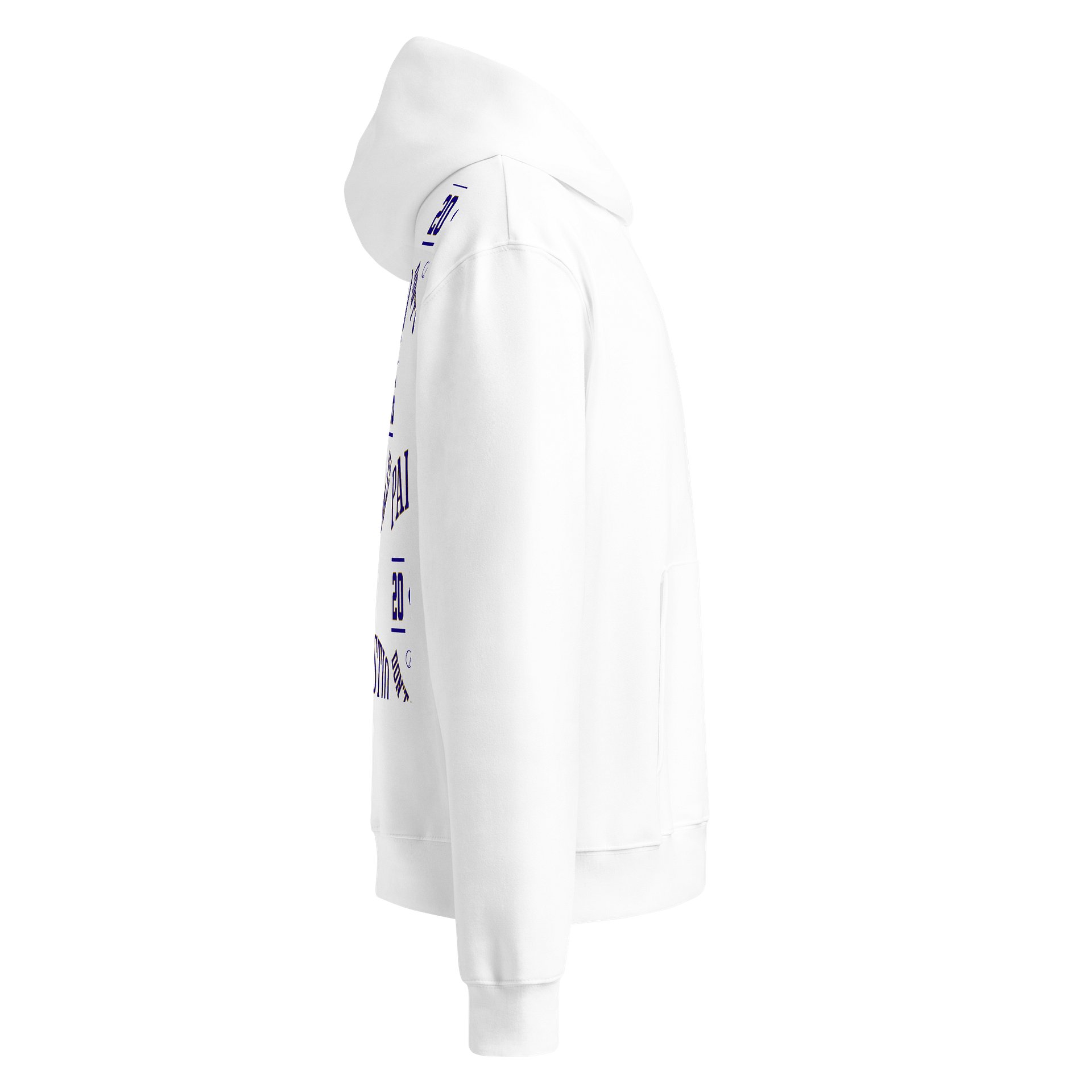 Dedicated to Play Bella Premium Sporty Hoodie EQALL® PADELISTIQ_Blue Multiprint product image (6)
