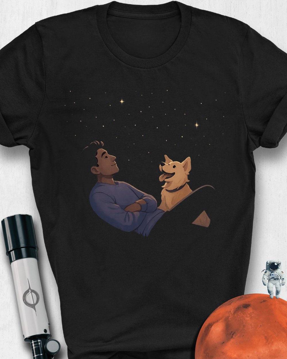 Starry Companions Unisex T-Shirt product image (1)