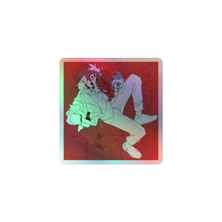 Holographic Pandadorf Sticker product image (1)