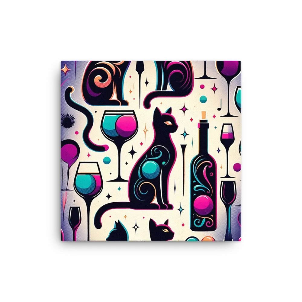 Canvas (in): Cats and Wine product image (1)