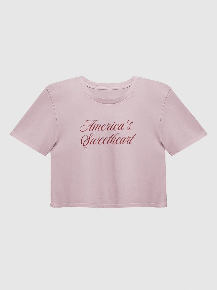 America's Sweetheart Y2K Baby Tee - Trendy Crop Top product image (4)