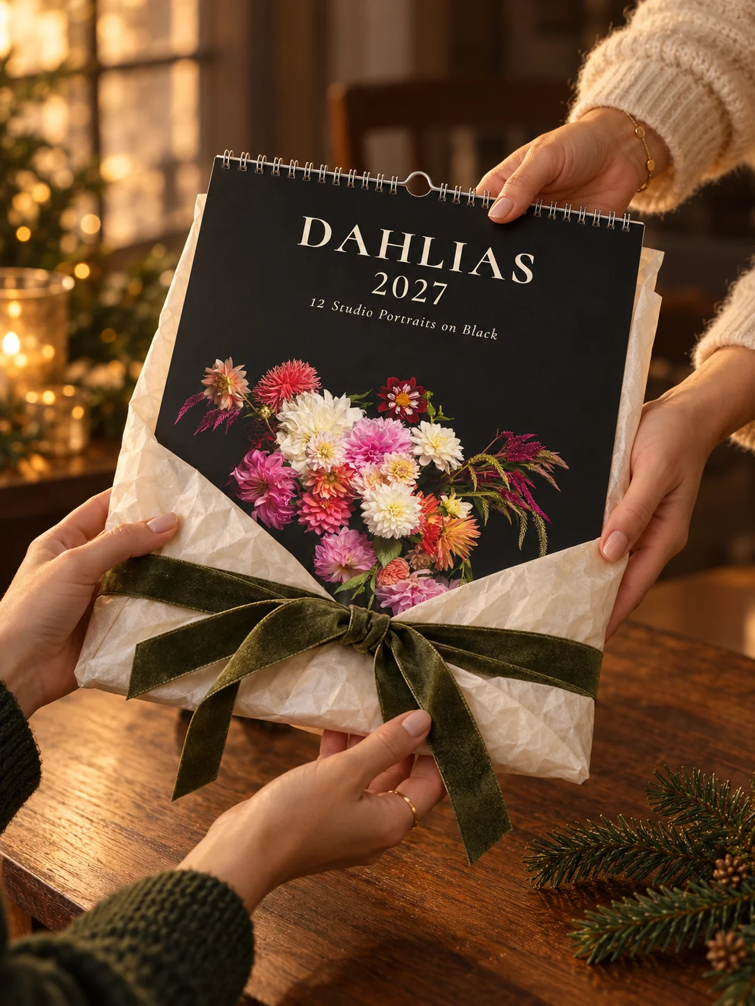 Dahlia Portraits 2027 - Fine Art Wall Calendar product image (4)