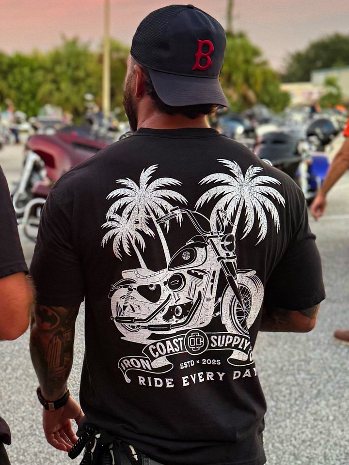 IRON Coast Ride Every Day Tee product image (1)