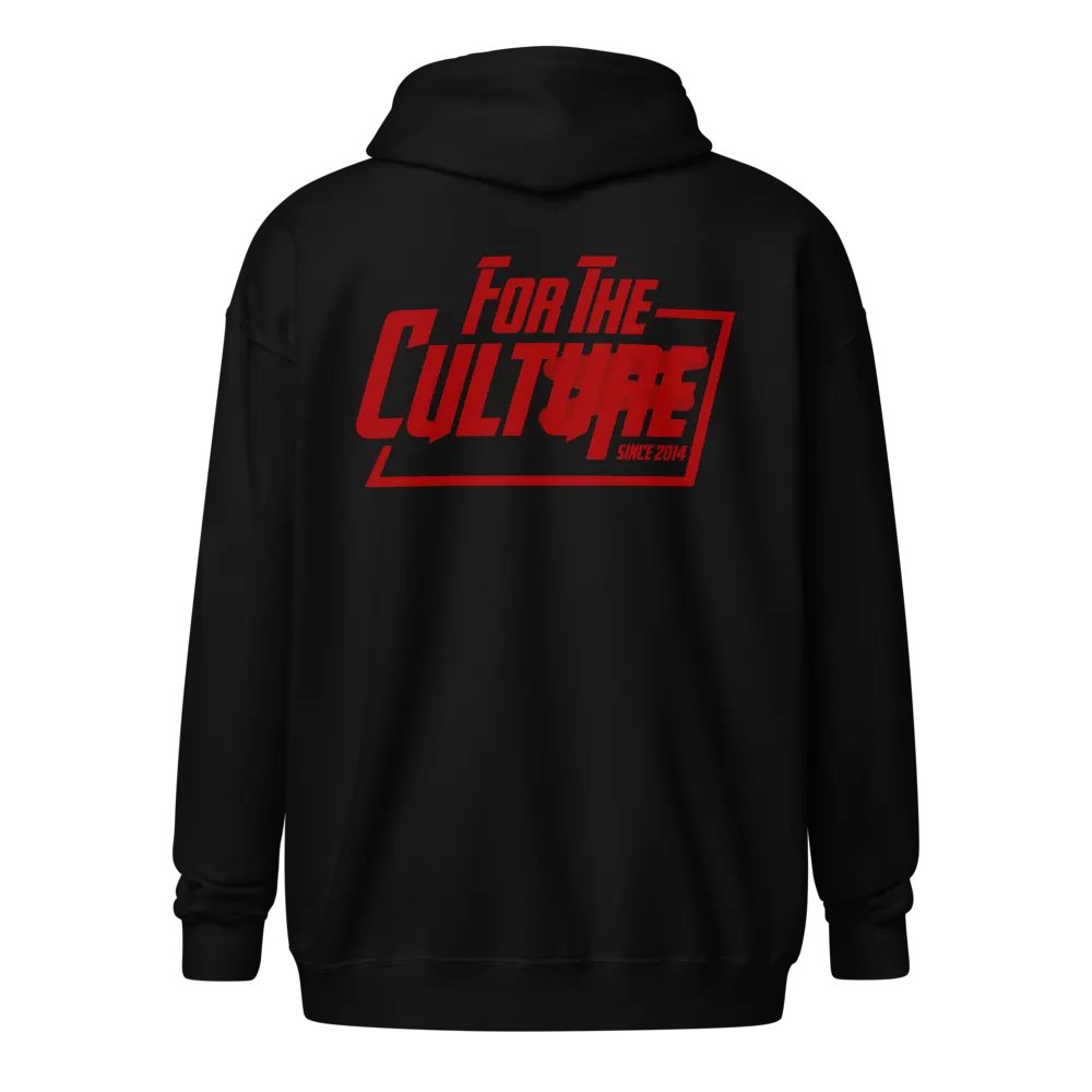 For the Culture Red Zip Up product image (1)