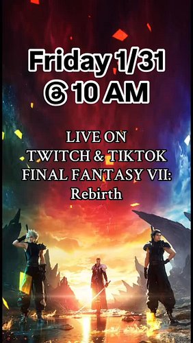 Live this Friday @ 10AM CST on #Twitch & #TikTok! #FollowMeOnTwitch for the best viewing experience.