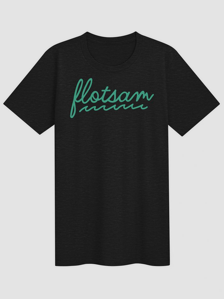"flotsam" cursive waves tee product image (1)