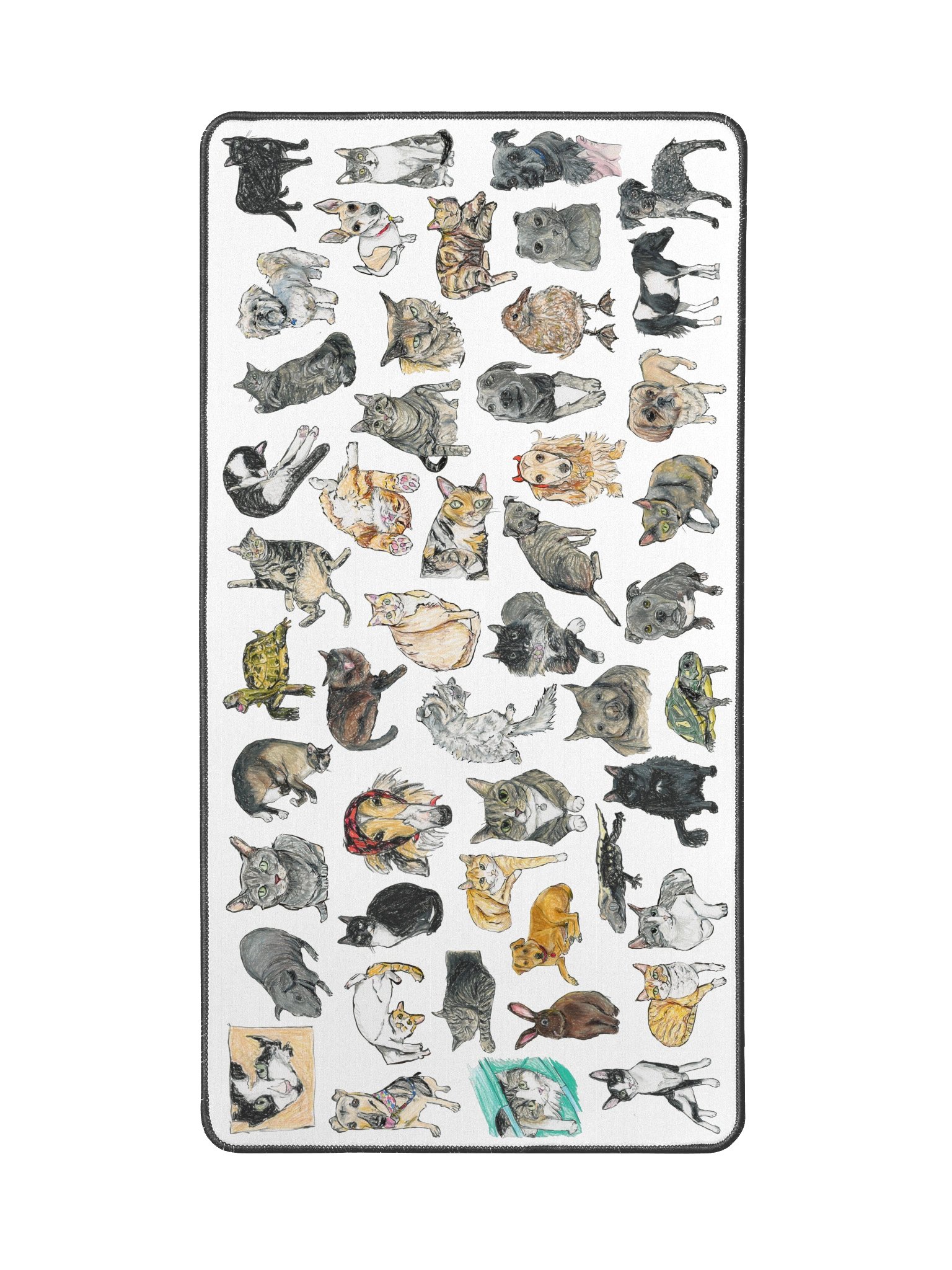 Scriggly anon pet desk mat product image (2)