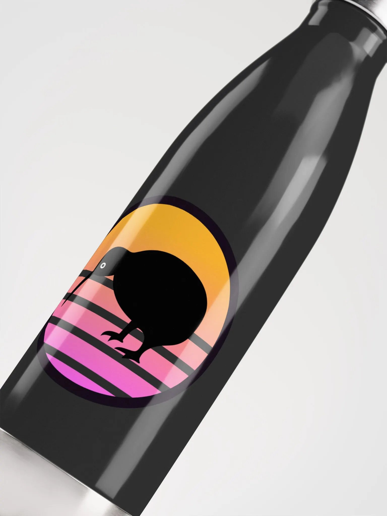 Retro Sunset Kiwi Bird product image (5)