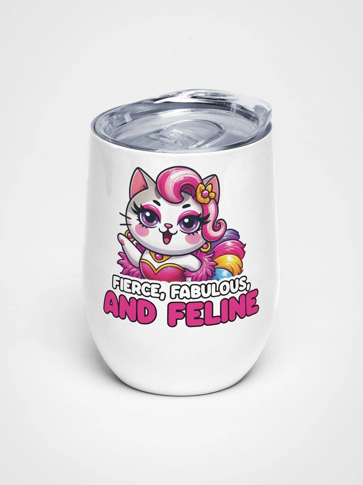 Fierce, Fabulous, and Feline 12oz/355ml Tumbler product image (1)