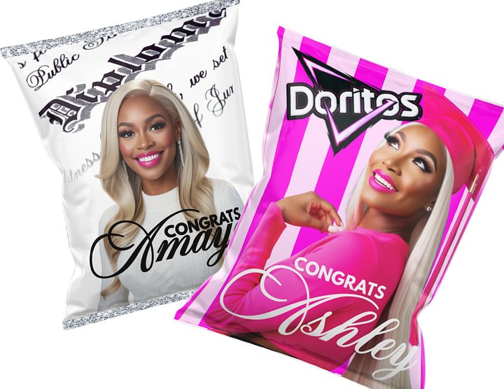 Custom Graduation Chip Bag Template – Digital Download product image (1)