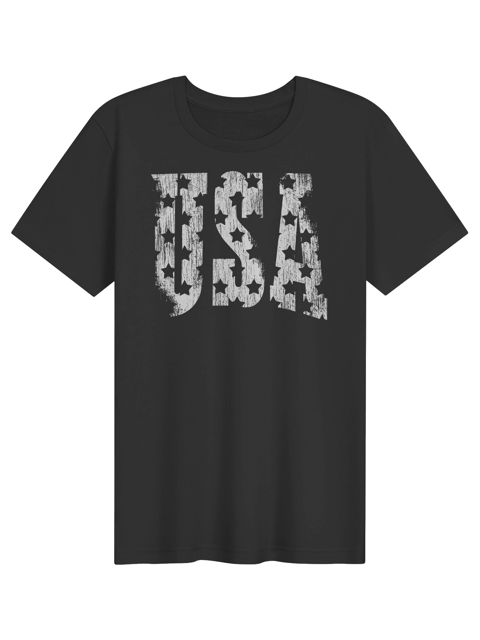 Distressed USA Block Letter Tee product image (2)