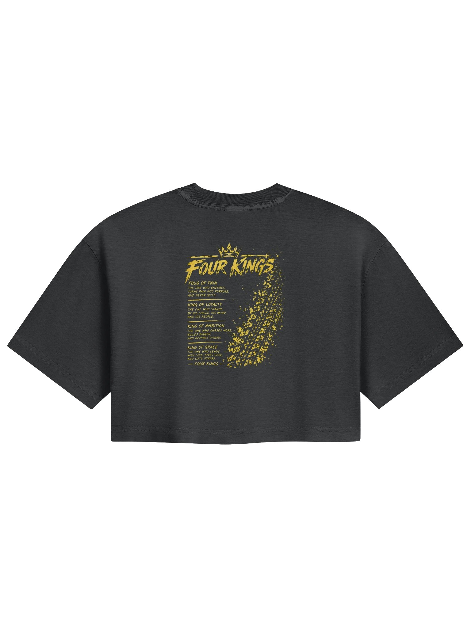 FOUR KINGS Women's Garment-Dyed Cropped Tee product image (3)