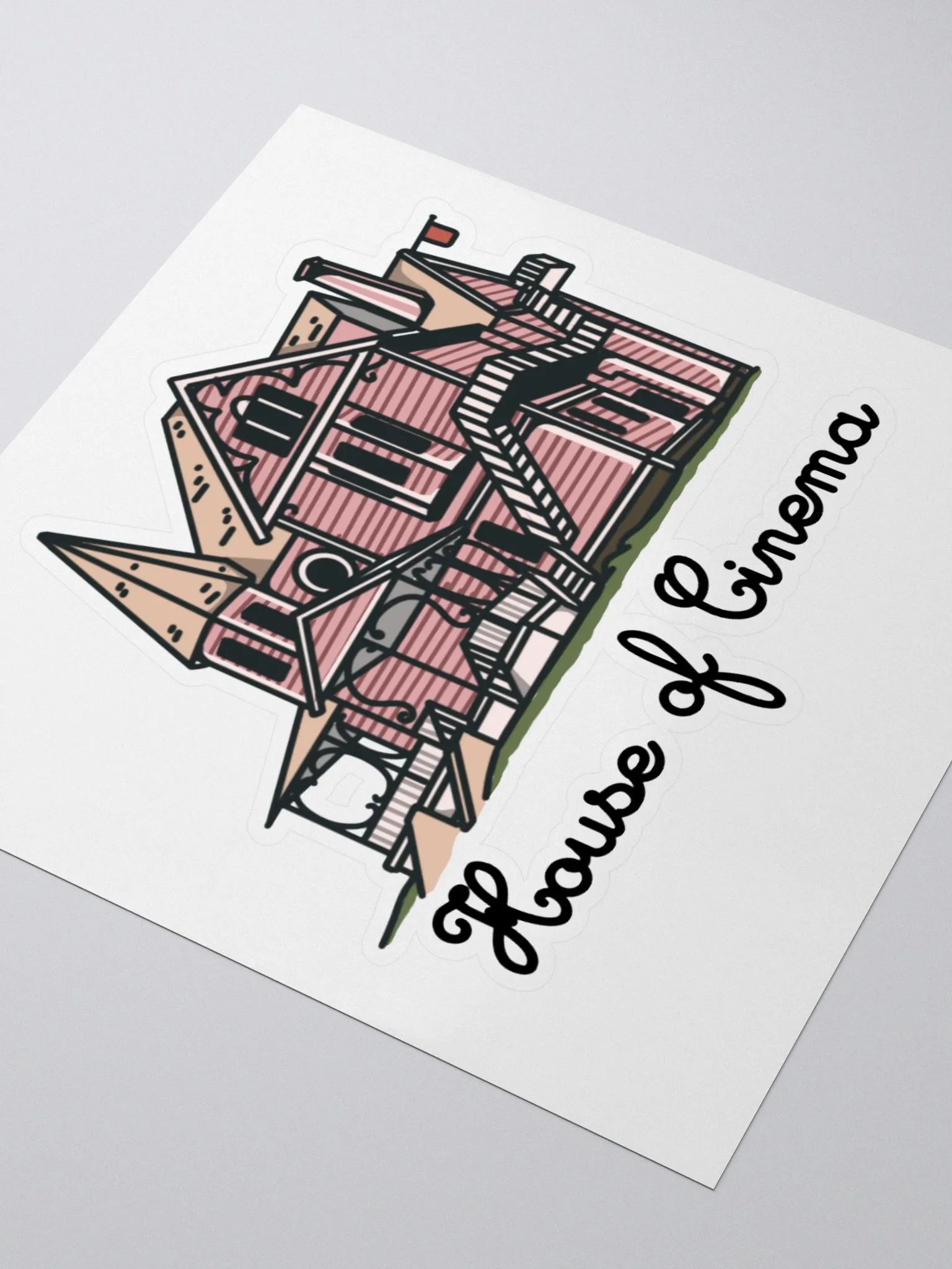 Pink Palace of Cinema Sticker product image (7)