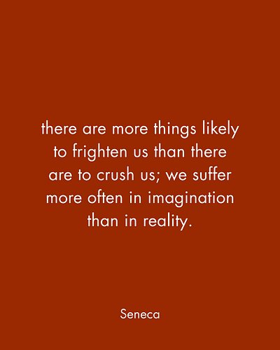 on our thoughts.