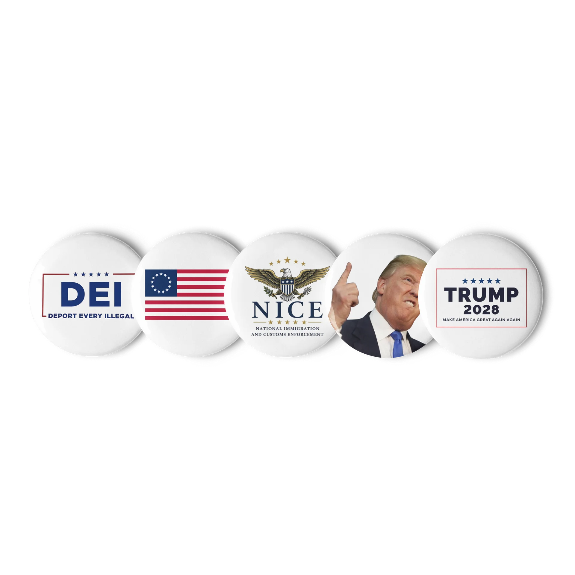UnR MAGA Pin Buttons Set product image (1)