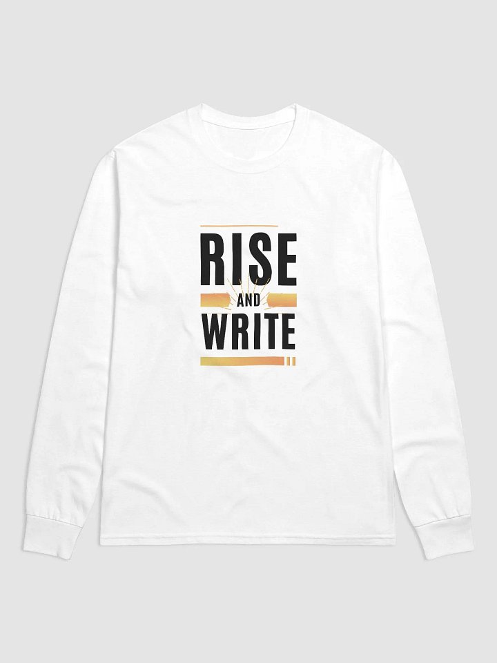 Rise and Write Long Sleeve T-shirt product image (1)