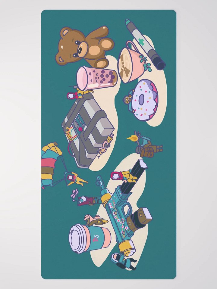 Rust Hazzy Chibi Mouse Pad - Teal product image (2)