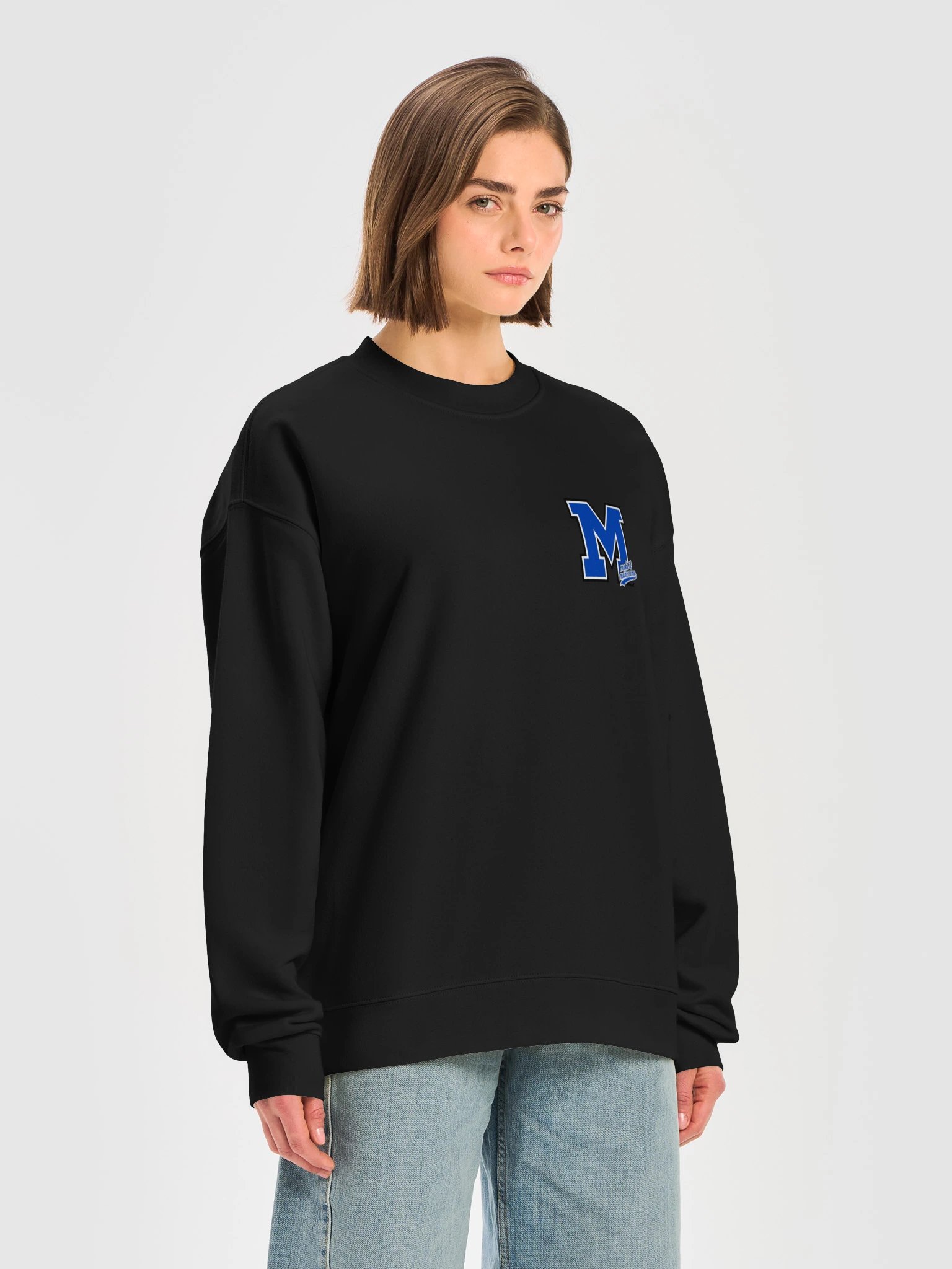 MIMS Blue Varsity Logo Crewneck product image (5)