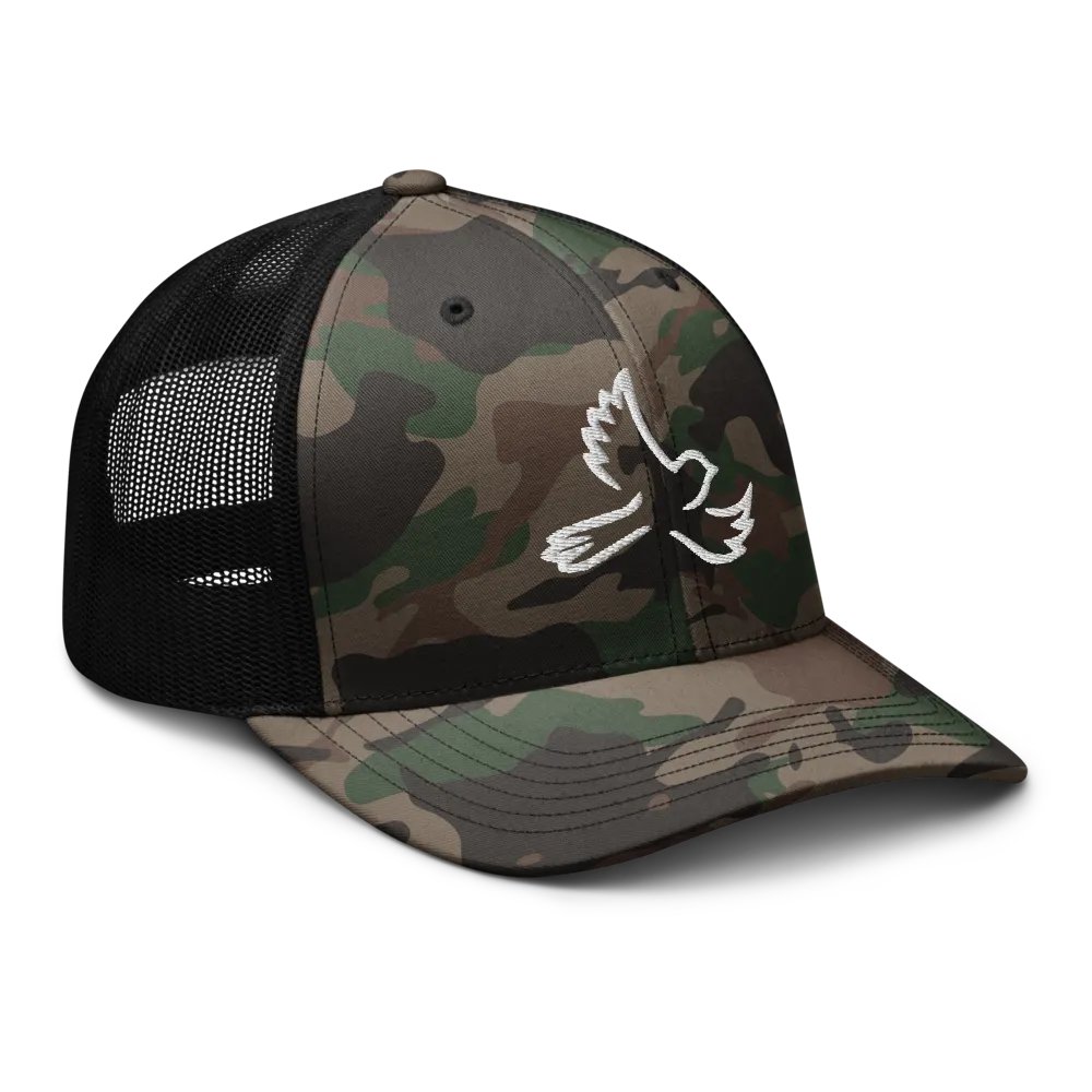 Otto Cap Camouflage Trucker Hat product image (6)
