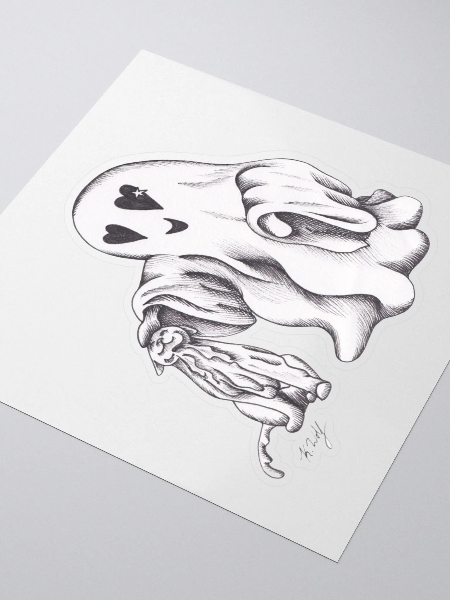 Ghost Cat and Ghost Stickers product image (3)