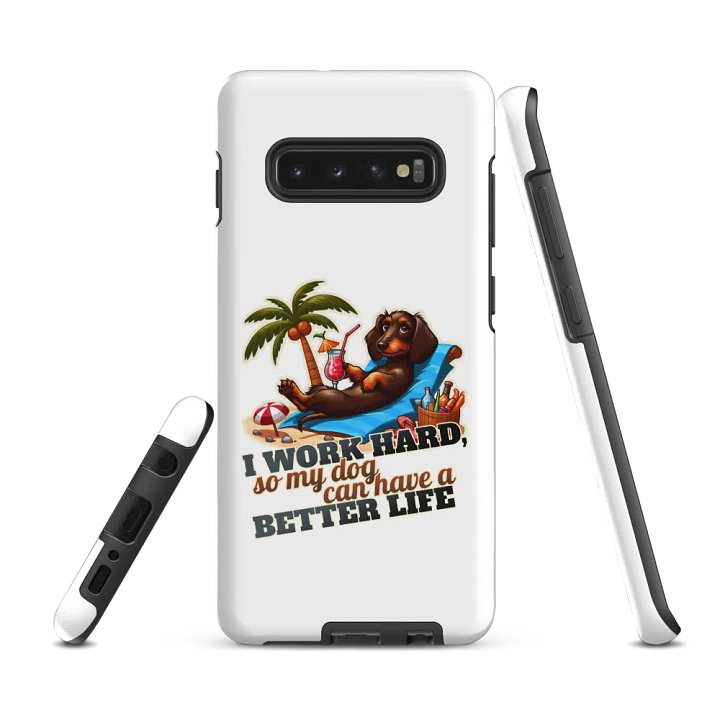 Work Hard – Dachshund Beach Samsung® Tough Case product image (3)
