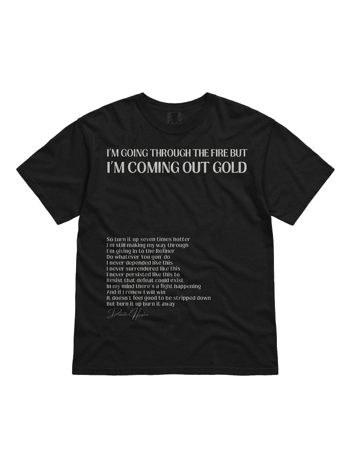 "Gold" Lyric Tee – “I’m Coming Out Gold” product image (4)