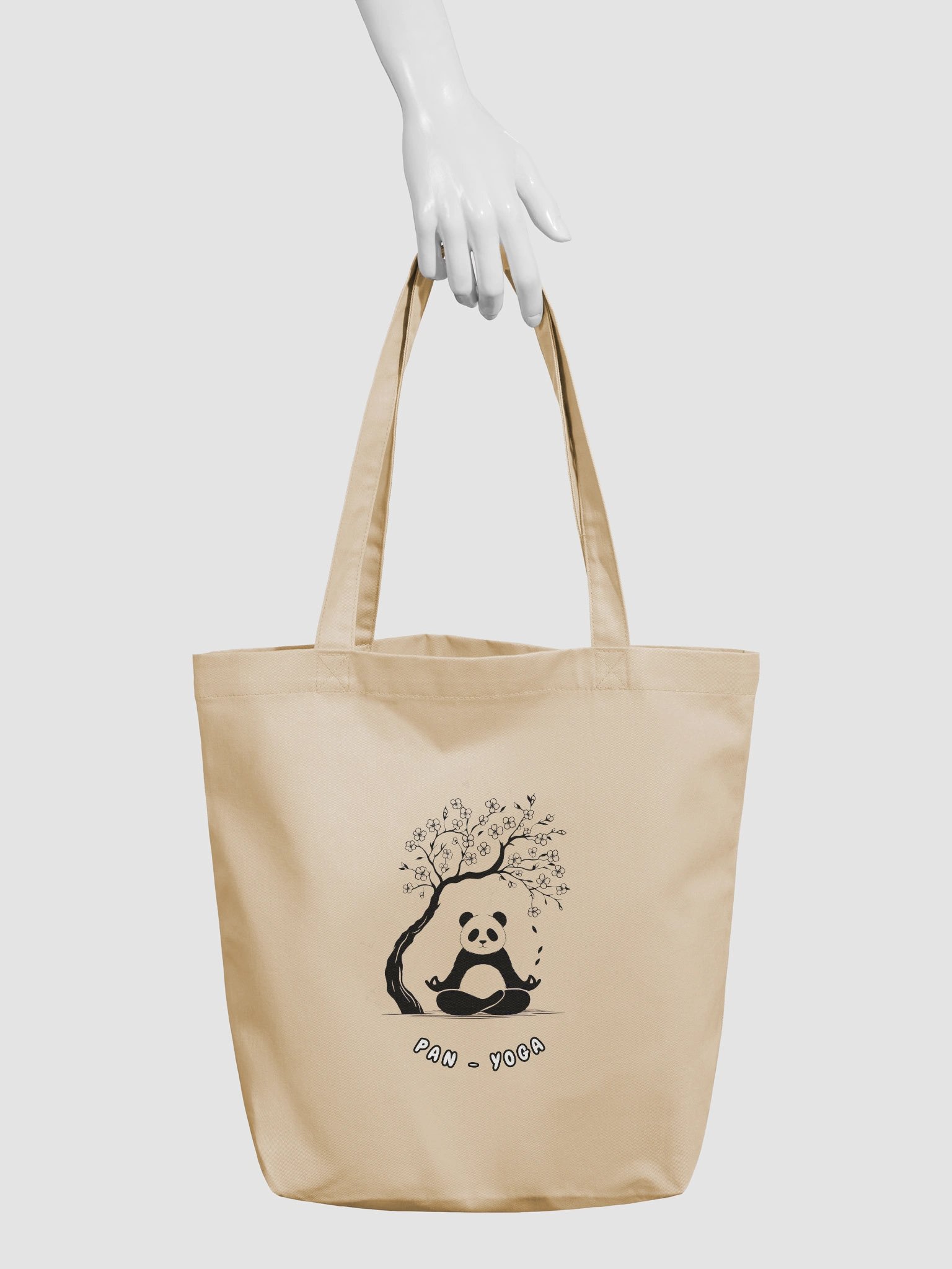 Pan-Yoga Panda Eco Tote Bag product image (3)