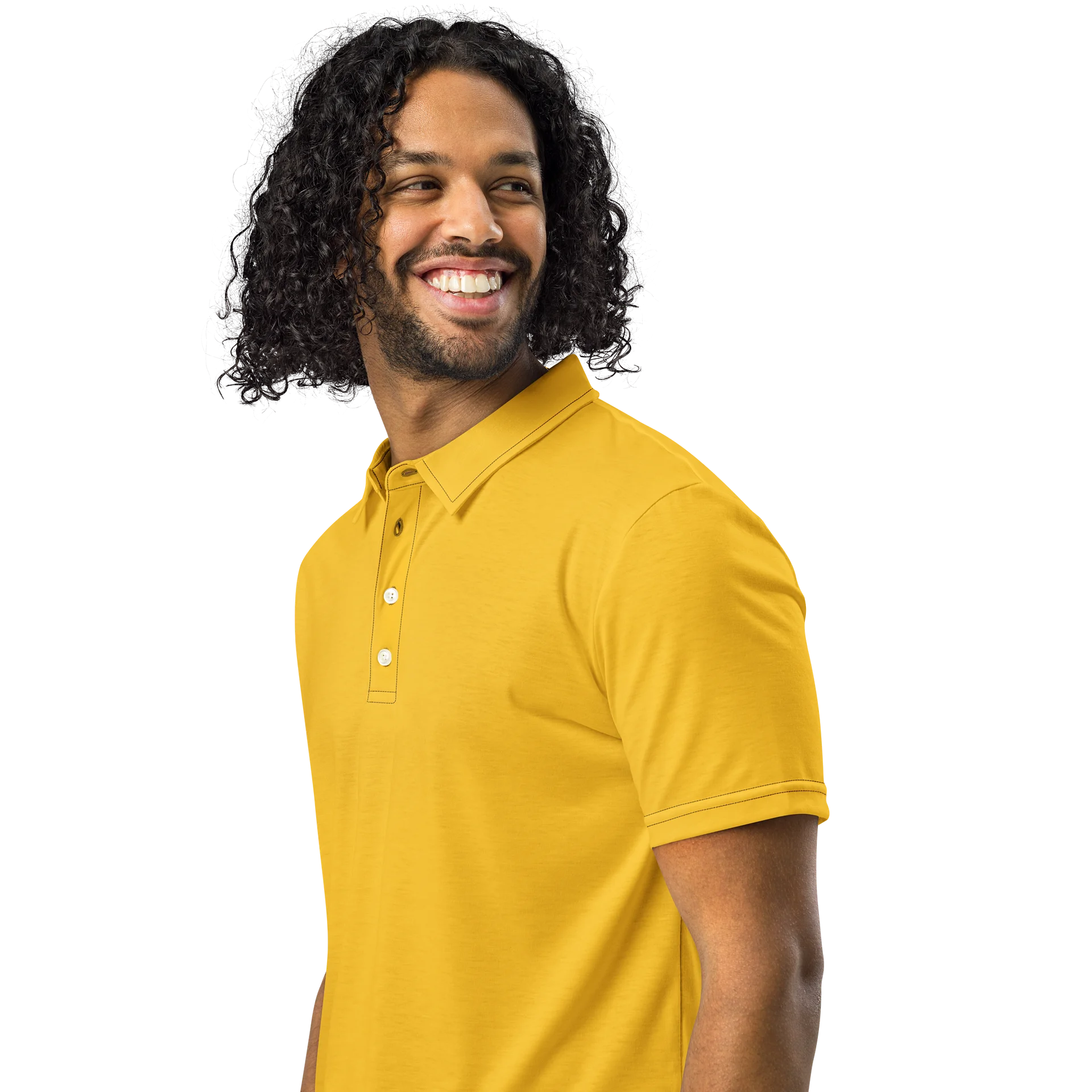 F&F Slim Fit Polo Shirt (GLD) product image (2)