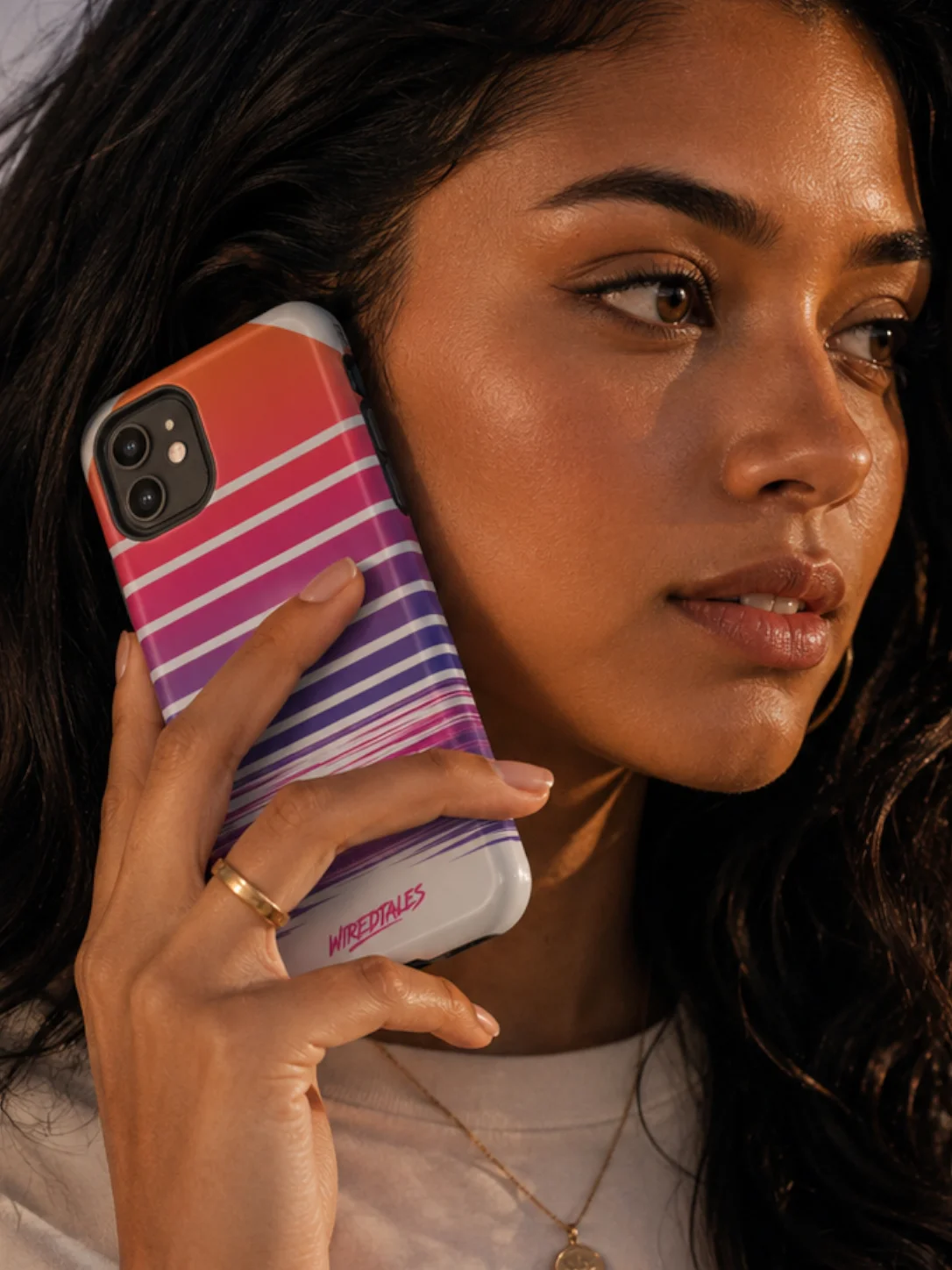 Wired Sunset Tough iPhone Case product image (1)