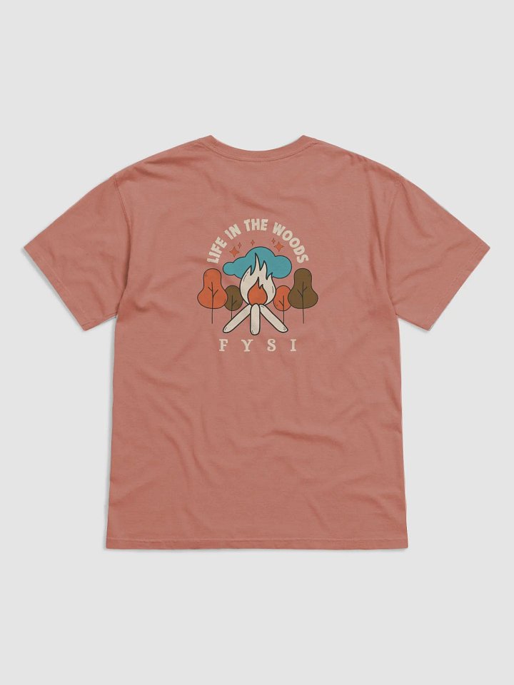 Life in the woods comfort colors organic cotton t-shirt product image (10)