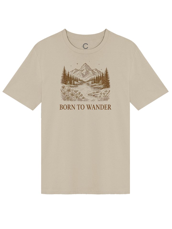 Heritage Goods: "Born To Wander" Organic T-Shirt product image (6)