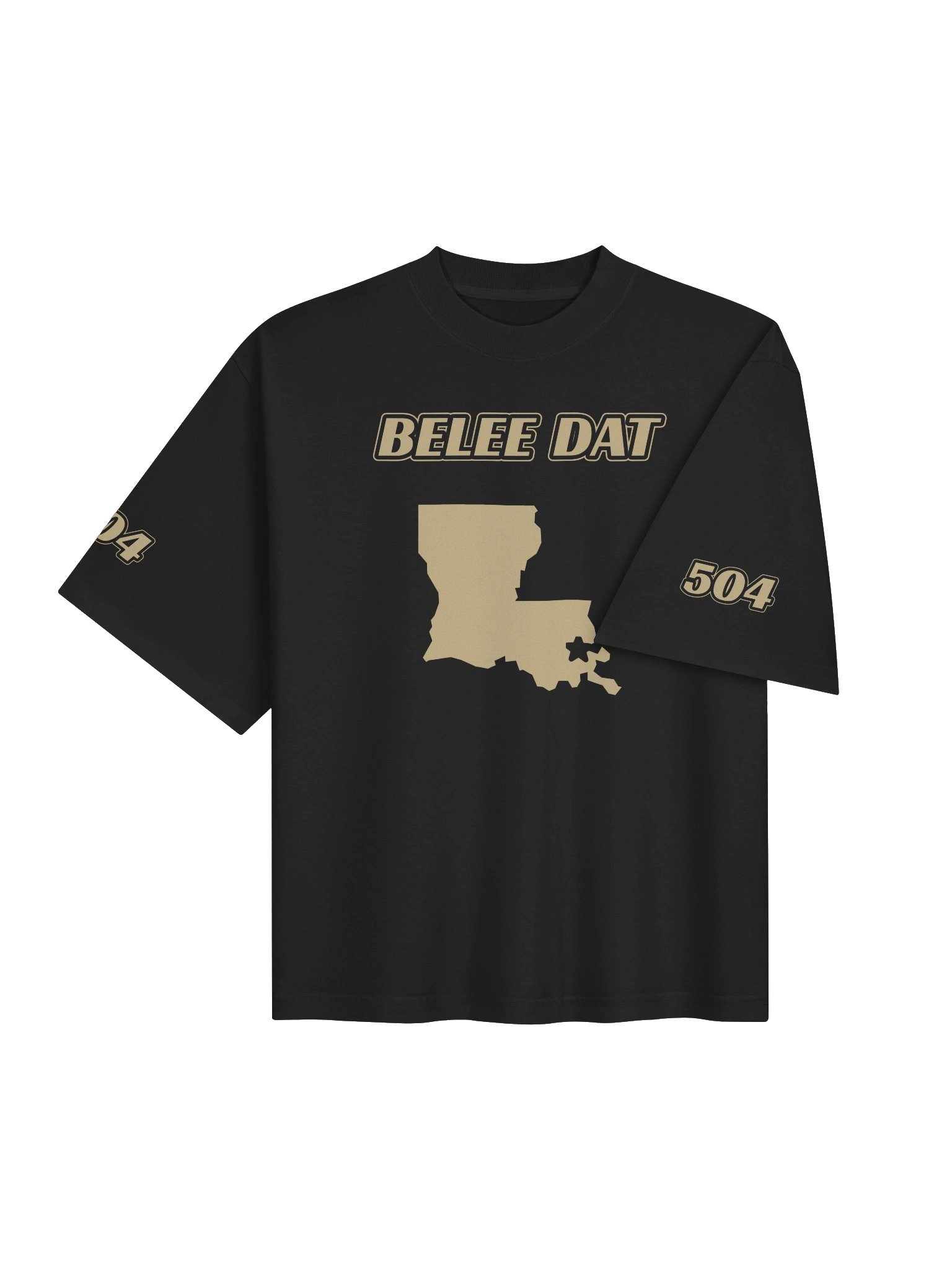 504 — Belee Dat · Tee · Black product image (4)