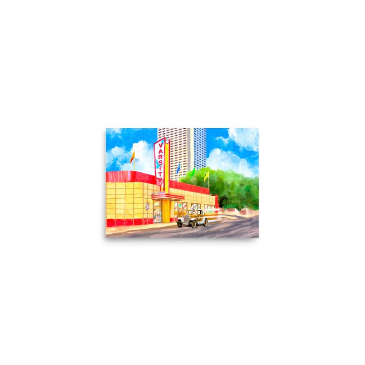 Atlanta Varsity – Vintage Midtown Studio Art Print product image (1)
