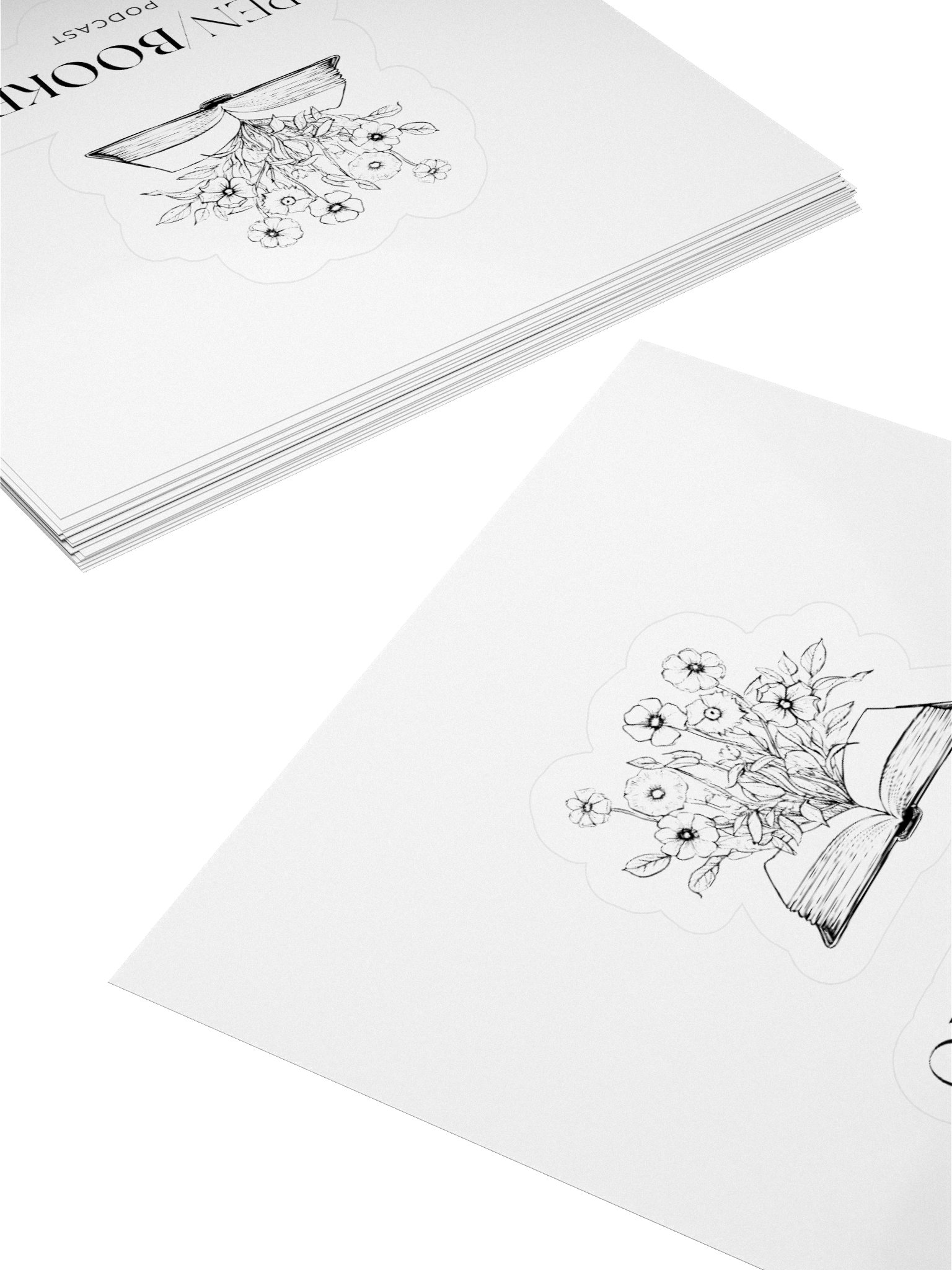 Kiss Cut Open/Booked Stickers product image (4)